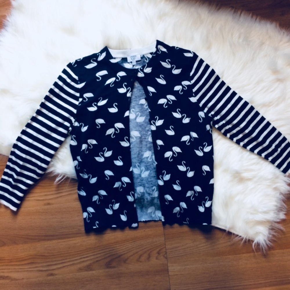 Crown and Ivy swan sweater